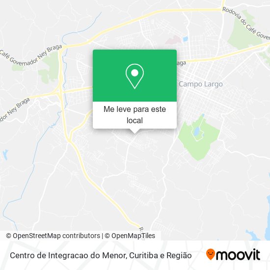 Centro de Integracao do Menor mapa