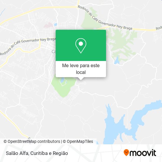 Salão Alfa mapa