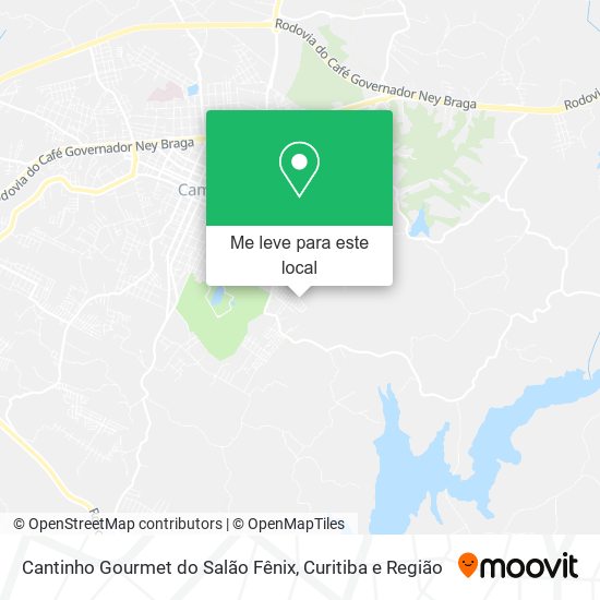 Cantinho Gourmet do Salão Fênix mapa