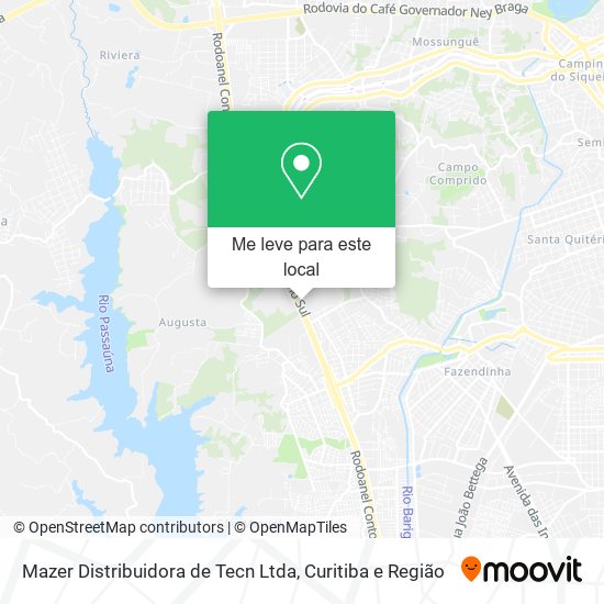 Mazer Distribuidora de Tecn Ltda mapa