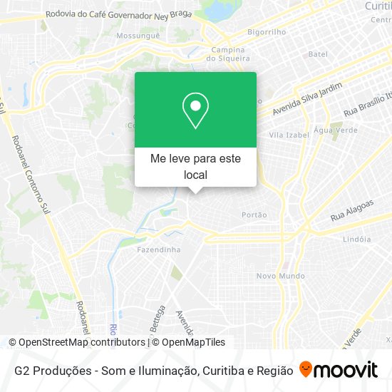 G2 Produções - Som e Iluminação mapa