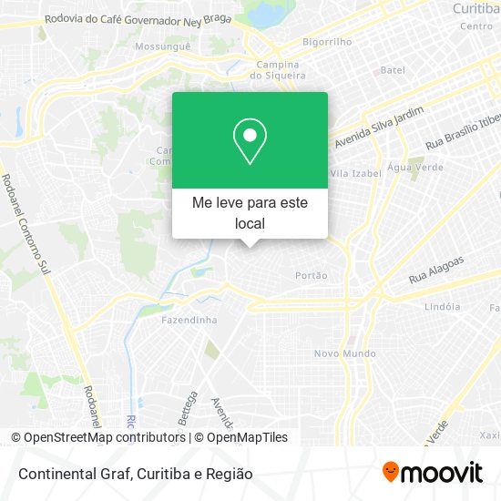 Continental Graf mapa