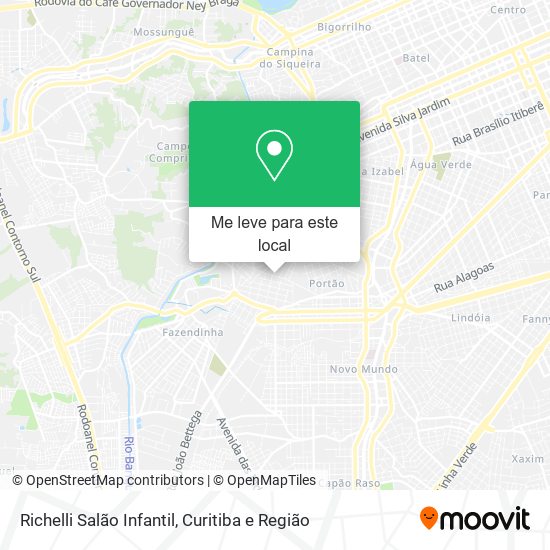 Richelli Salão Infantil mapa