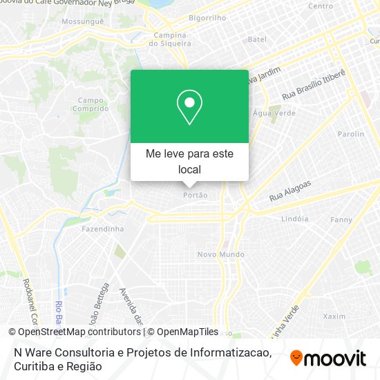 N Ware Consultoria e Projetos de Informatizacao mapa