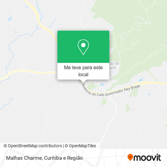 Malhas Charme mapa