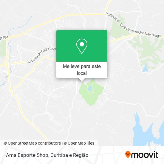 Ama Esporte Shop mapa