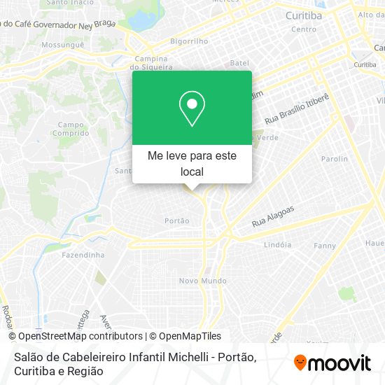 Salão de Cabeleireiro Infantil Michelli - Portão mapa