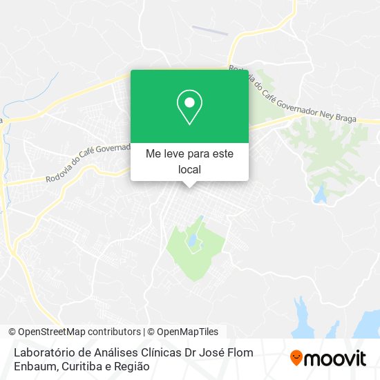 Laboratório de Análises Clínicas Dr José Flom Enbaum mapa