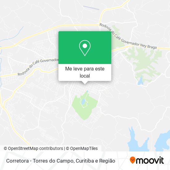 Corretora - Torres do Campo mapa