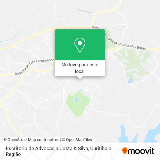 Escritório de Advocacia Costa & Silva mapa