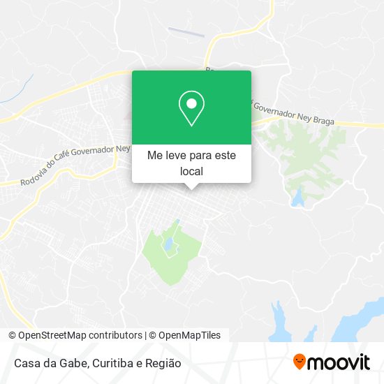 Casa da Gabe mapa