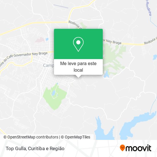 Top Gulla mapa