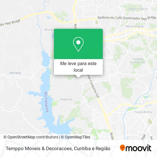 Temppo Moveis & Decoracoes mapa