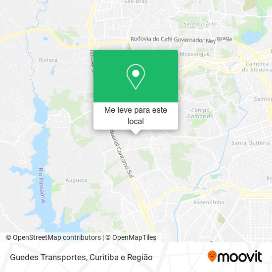 Guedes Transportes mapa