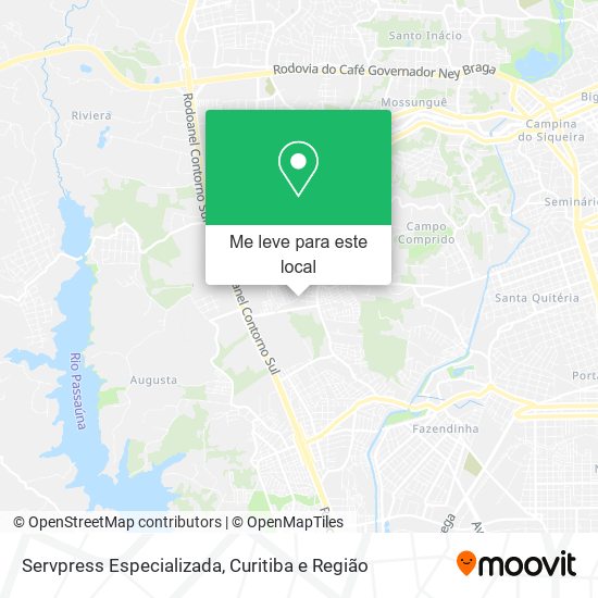 Servpress Especializada mapa