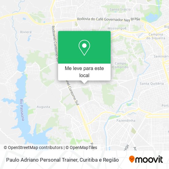 Paulo Adriano Personal Trainer mapa