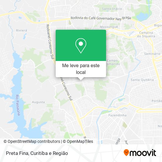 Preta Fina mapa