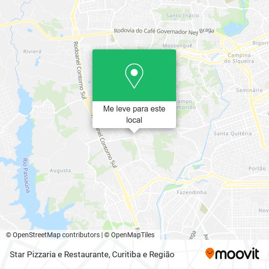 Star Pizzaria e Restaurante mapa