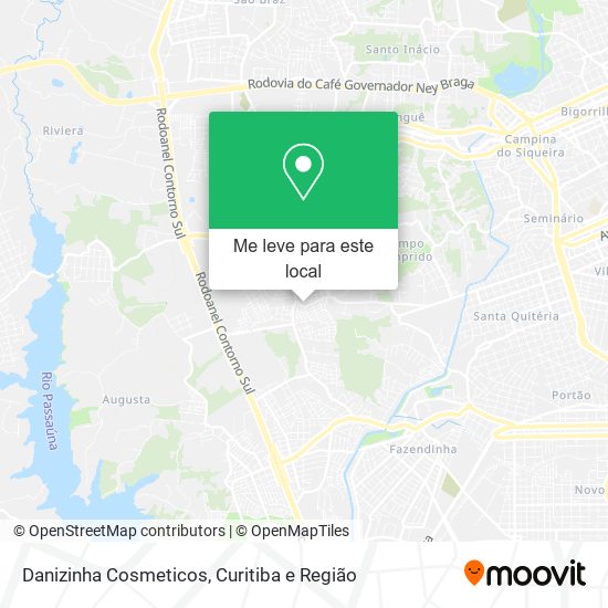 Danizinha Cosmeticos mapa