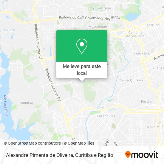 Alexandre Pimenta de Oliveira mapa