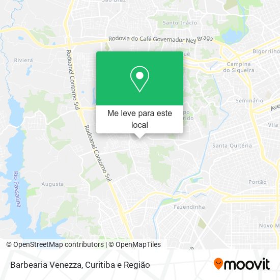 Barbearia Venezza mapa