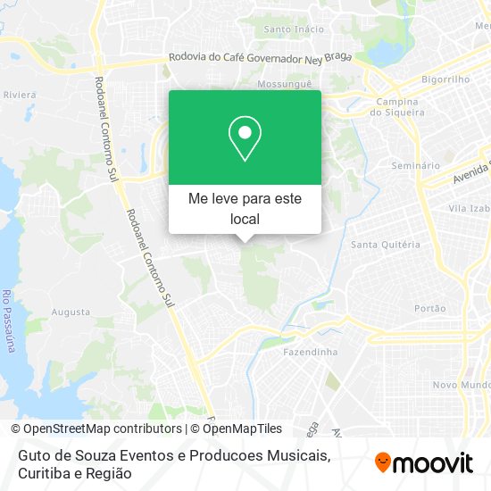 Guto de Souza Eventos e Producoes Musicais mapa