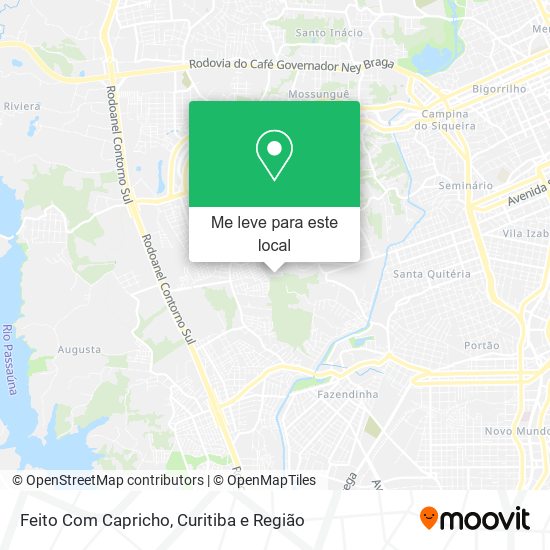 Feito Com Capricho mapa