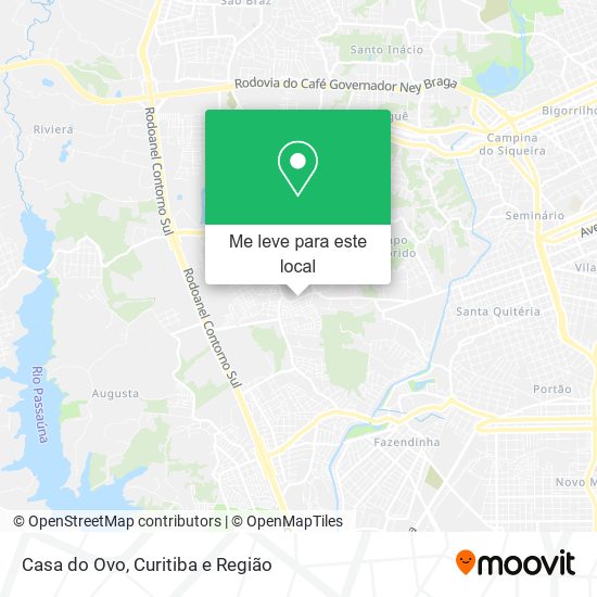 Casa do Ovo mapa