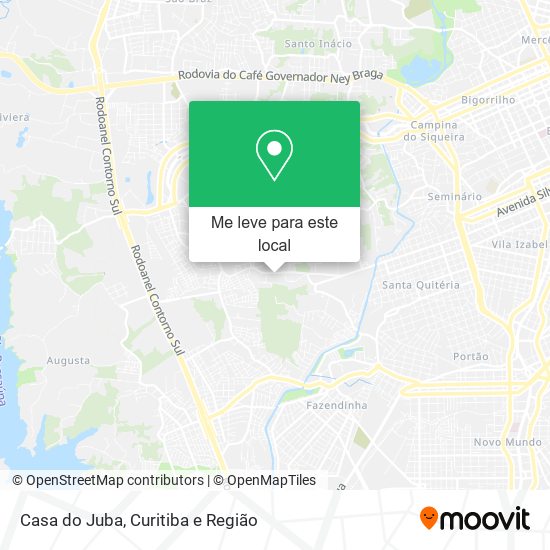 Casa do Juba mapa