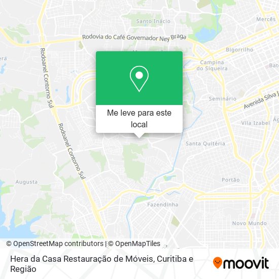 Hera da Casa Restauração de Móveis mapa