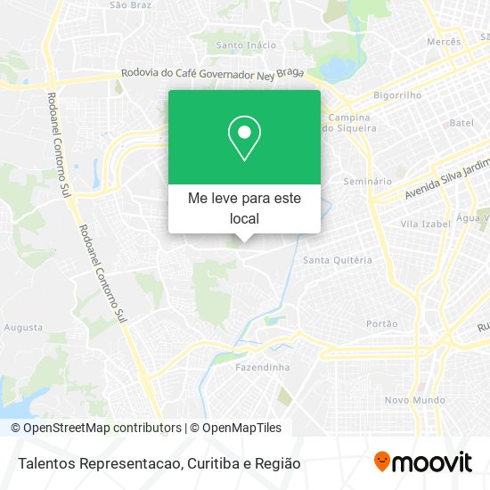 Talentos Representacao mapa