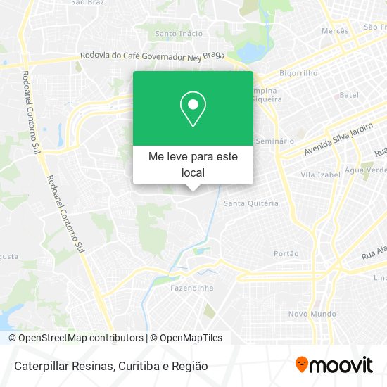 Caterpillar Resinas mapa