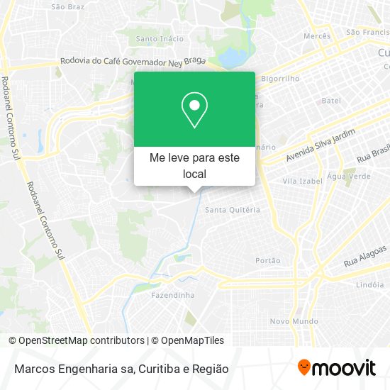 Marcos Engenharia sa mapa