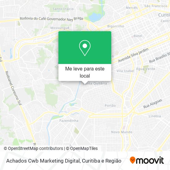 Achados Cwb Marketing Digital mapa