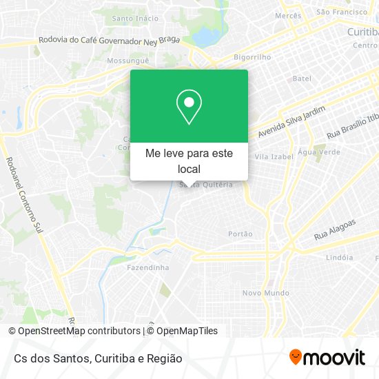 Cs dos Santos mapa