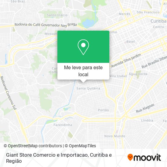 Giant Store Comercio e Importacao mapa
