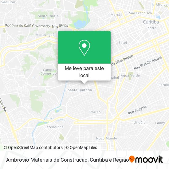 Ambrosio Materiais de Construcao mapa