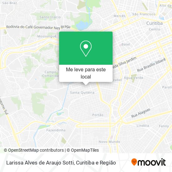 Larissa Alves de Araujo Sotti mapa