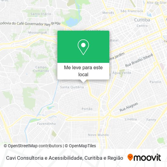 Cavi Consultoria e Acessibilidade mapa