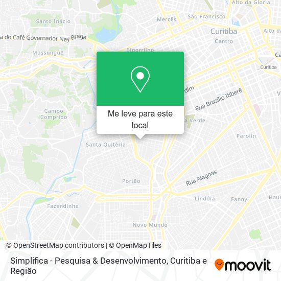 Simplifica - Pesquisa & Desenvolvimento mapa