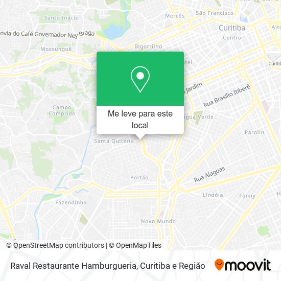 Raval Restaurante Hamburgueria mapa