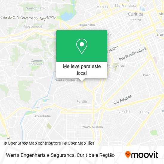 Werts Engenharia e Seguranca mapa