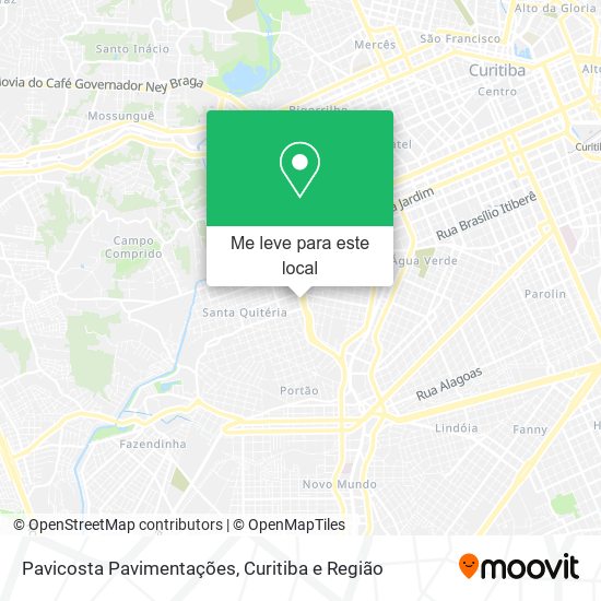 Pavicosta Pavimentações mapa