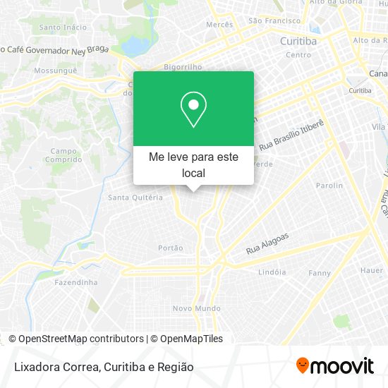 Lixadora Correa mapa
