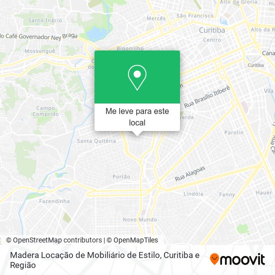 Madera Locação de Mobiliário de Estilo mapa