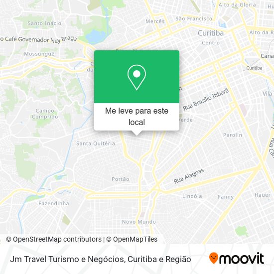 Jm Travel Turismo e Negócios mapa