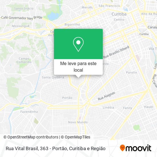 Rua Vital Brasil, 363 - Portão mapa