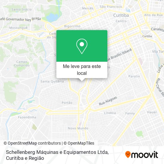 Schellenberg Máquinas e Equipamentos Ltda mapa