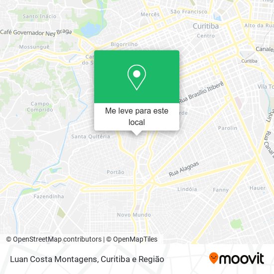 Luan Costa Montagens mapa