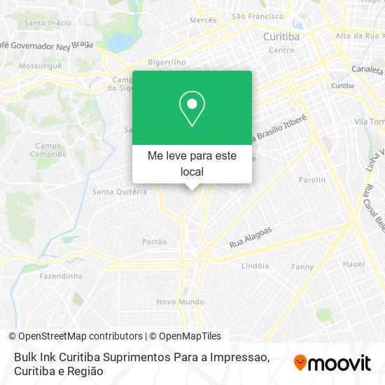 Bulk Ink Curitiba Suprimentos Para a Impressao mapa